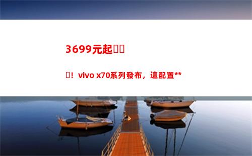 3699元起！vivo x70系列頒布，這擺設**